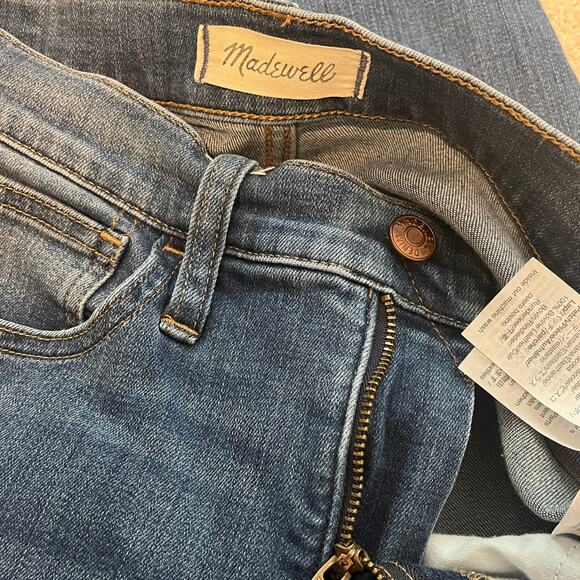 Madewell 10" Roadtripper High Rise Skinny Jeans Blue Size 28 - Picture 8 of 8